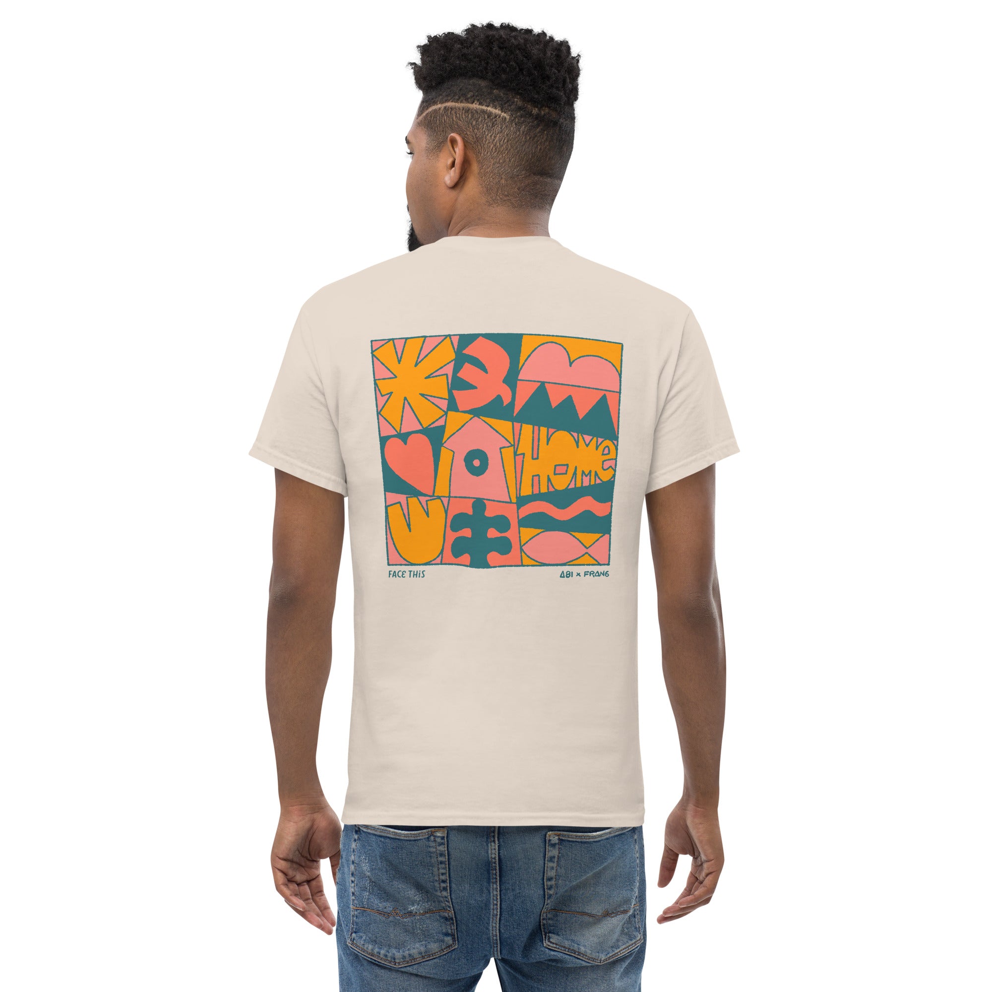 Fran6 x Abi (6) Face This T-shirt [back print]