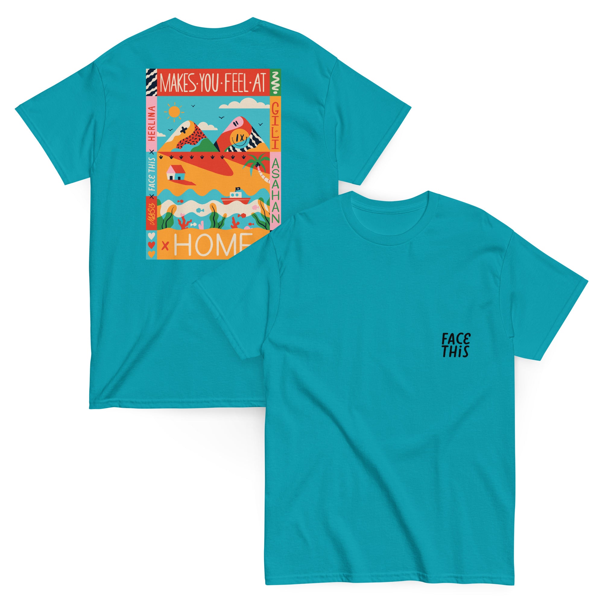 Moritz Adam Schmitt T-shirt [back print] | Face This